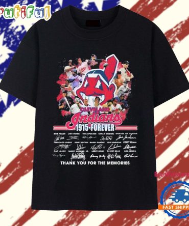 Cleveland Guardians 1915-Forever Thank You For The Memories Signatures T Shirt