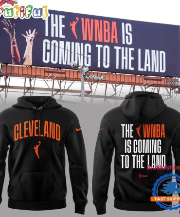 Cleveland Wnba Welcome To The Land 2025 Black Hoodie