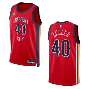 Cody Zeller Statement Edition New Orleans Pelicans 2023-24 Red Swingman Jersey - Alzaintravels