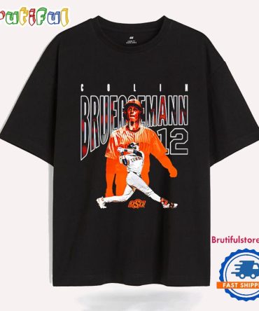Colin Brueggemann Oklahoma State Cowboys Graphics T Shirt