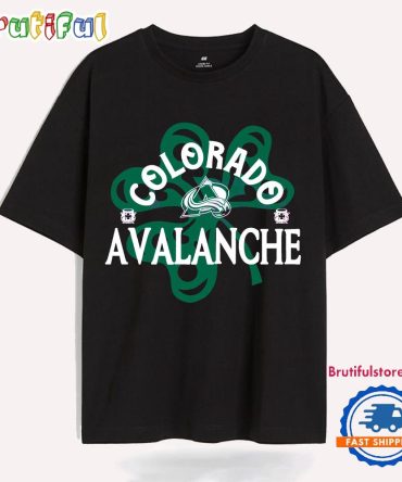 Colorado Avalanche St Patricks Day Richmond Shamrock T Shirt
