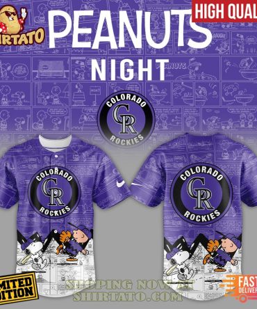 Limited Edition Peanuts Night Colorado Rockies Shirt – High Quality & Fast Delivery!