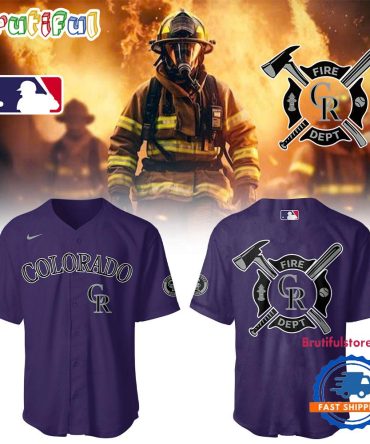 Colorado Rockies X Firefighter Appreciation Night New Jersey Shirt