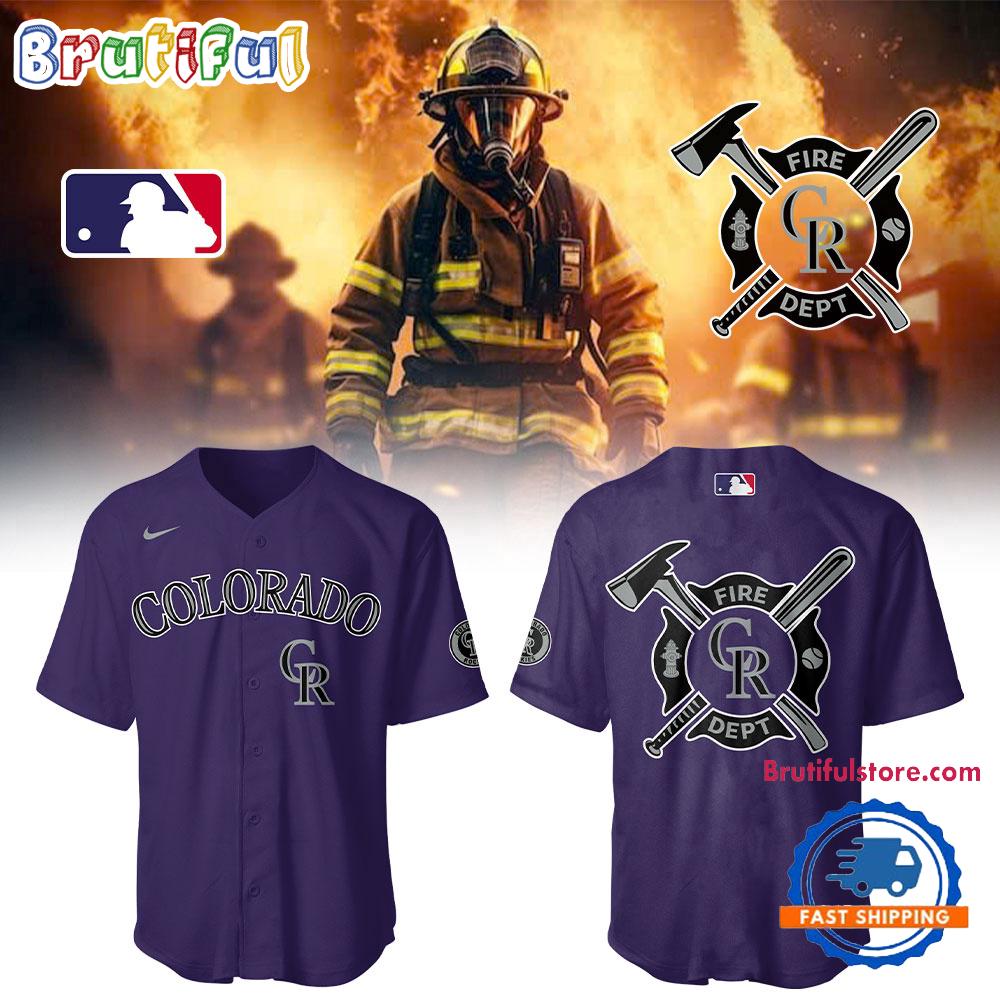 Colorado Rockies X Firefighter Appreciation Night New Jersey Shirt