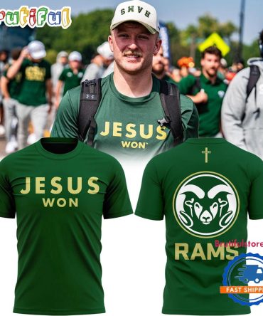 Colorado State Rams Jesus Won 2025 3D Shirt