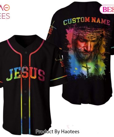 Custom Name Jesus Baseball Jersey - Vibrant Religious Apparel For Christians