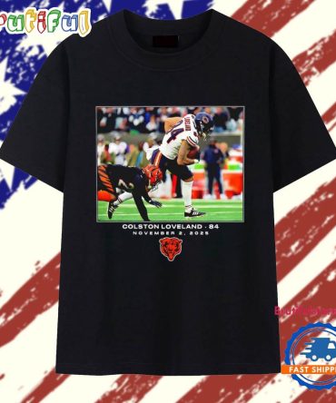 Colston Loveland Chicago Bears Nfl Flash Features Week 9 T Shirt