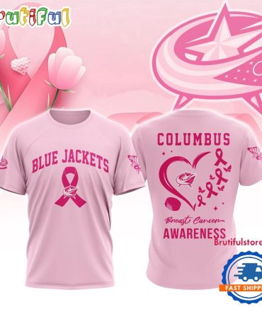 Columbus Blue Jackets 2025 Nhl Pink Breast Cancer Awareness All Over Print Shirt