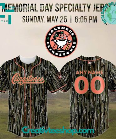 Custom Camouflage Baseball Jersey - Personalized Name & Number - Limited Edition