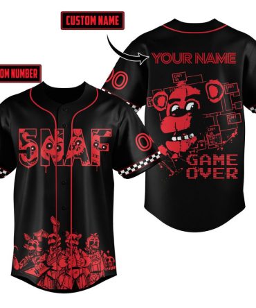 Customizable Horror Game Jersey - Add Your Name & Number - Perfect Gift For Fans!