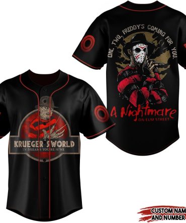Custom Freddy Krueger Baseball Jersey – A Nightmare On Elm Street Fan Gift