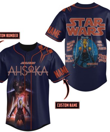 Custom Star Wars Ahsoka Jersey - Personalized Name & Number - Galactic Fan Gear