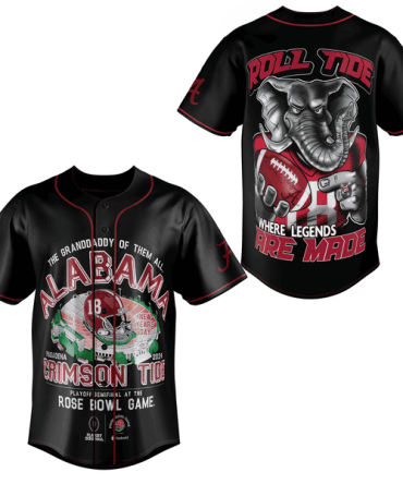 Alabama Crimson Tide Baseball Jersey – Roll Tide Fan Gear For Game Day