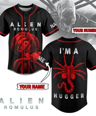 Custom Alien Romulus Baseball Jersey – Personalized Name & Number, Sci-Fi Design