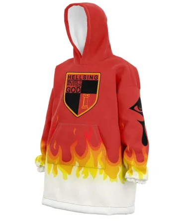 Alucard Hellsing Hooded Blanket Hoodie