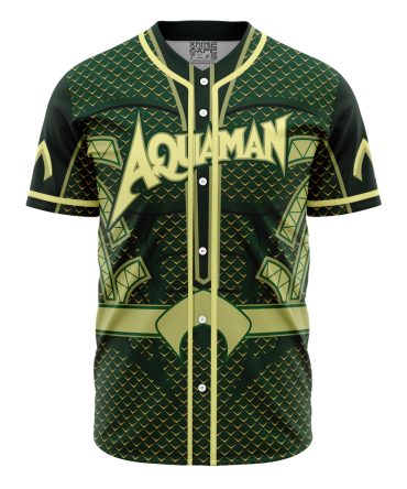 Aquaman Inspired Baseball Jersey - Unique Superhero Gear For Fans