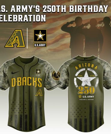 U.S. Army 250Th Anniversary Jersey - Arizona D-Backs Limited Edition Camo