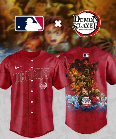 Limited Edition D-Backs X Demon Slayer Jersey - Official Mlb Anime Crossover Gear