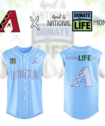 Limited Edition D-Backs Jersey - Support Donate Life Month With Style!