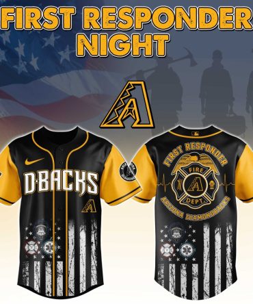 Arizona D-Backs First Responder Night Jersey - Limited Edition Tribute Gear