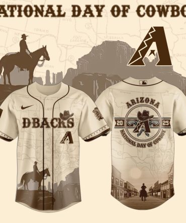 Arizona Cowboy Day Baseball Jersey – Limited Edition Dbacks Western Style