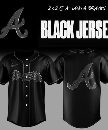2025 Atlanta Braves Black Jersey - Official Mlb Apparel, Premium Quality, Limited Edition