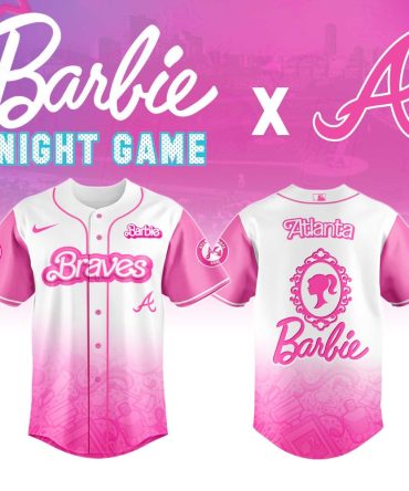 Limited Edition Barbie Braves Jersey – Pink & White Atlanta Baseball Gear