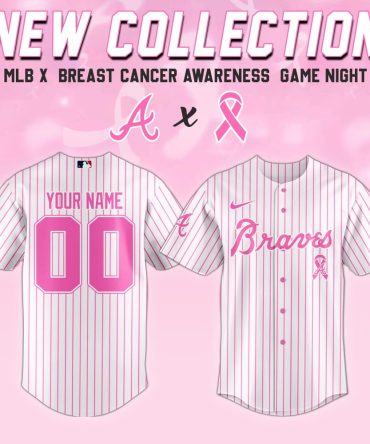 Custom Pink Mlb Jersey - Breast Cancer Awareness Edition