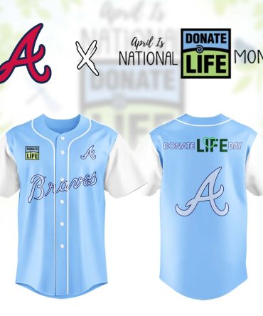 Support Donate Life Month With Limited Edition Braves Jersey - Stylish & Meaningful!