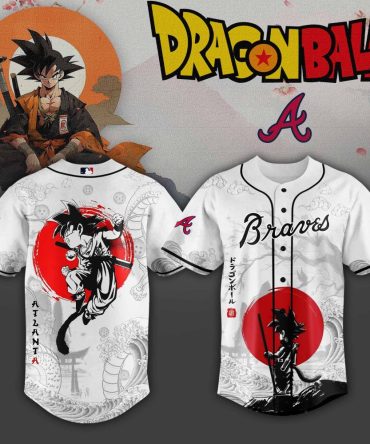 Dragon Ball X Braves Anime Baseball Jersey – Limited Edition Fan Apparel