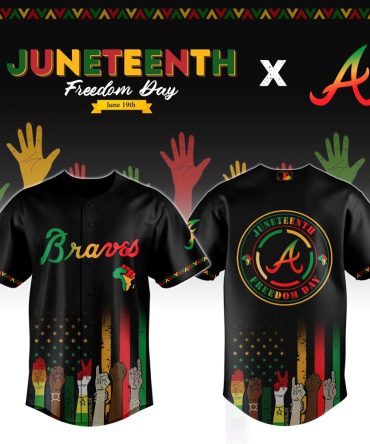 Celebrate Juneteenth In Style: Exclusive Braves Baseball Jersey - Limited Edition Design