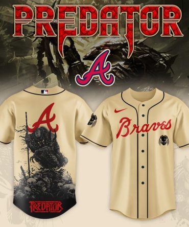 Predator Braves Baseball Jersey - Limited Edition Fan Gear, Stylish Design