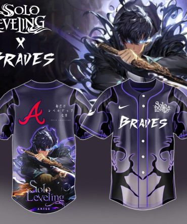 Epic Solo Leveling X Braves Baseball Jersey - Limited Edition Anime Collab