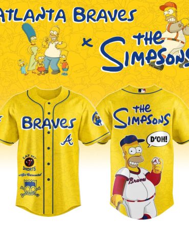 Exclusive Atlanta Braves X The Simpsons Jersey - Limited Edition Collector'S Item!