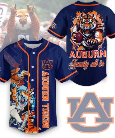 Auburn Tigers Fan Jersey - Bold Design & Vibrant Colors For Ultimate Team Spirit