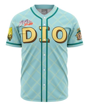 Stylish Anime-Inspired Dio Baseball Jersey - Perfect Gift For Fans