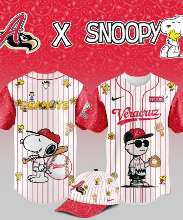 Limited Edition Snoopy Baseball Jersey - Peanuts X Veracruz Collab