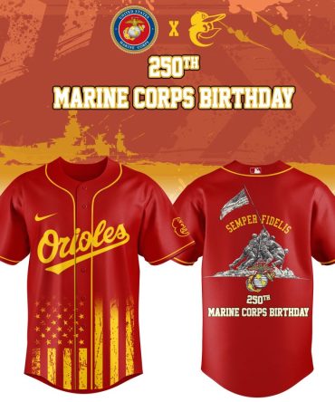 Celebrate The 250Th Marine Corps Birthday With Limited Edition Orioles Jersey - Honor & Style Combined!