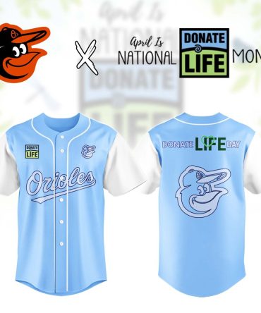 Limited Edition Orioles Donate Life Jersey – Support Organ Donation With Style!