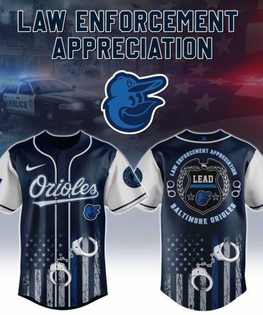 Honor Law Enforcement: Baltimore Orioles Tribute Jersey - Unique Design, Perfect Gift!