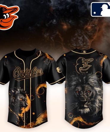Bold Orioles Mlb Lion-Themed Baseball Jersey - Limited Edition Fan Gear