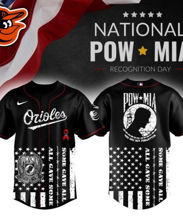 Honor Veterans With Orioles Pow*Mia Jersey - Patriotic Tribute Apparel For National Recognition Day