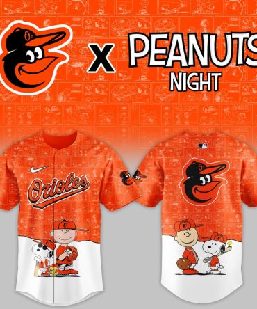 Limited Edition Orioles Peanuts Night Jersey – Celebrate With Charlie Brown & Snoopy!