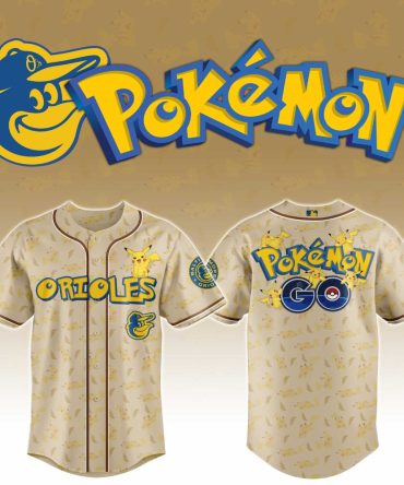 Exclusive Pokémon Orioles Jersey - Pikachu Design - Limited Edition Baseball Shirt