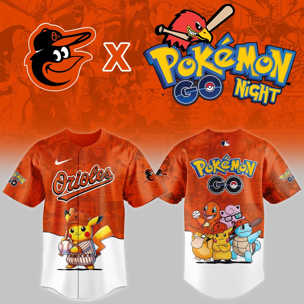 Exclusive Orioles X Pokémon Go Jersey – Limited Edition Fan Gear