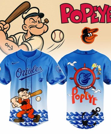 Official Popeye Orioles Baseball Jersey – Limited Edition Fan Gear