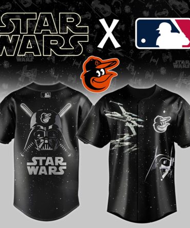 Star Wars X Mlb Baltimore Orioles Jersey - Limited Edition Darth Vader Design