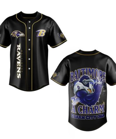 Official Baltimore Ravens Baseball Jersey - Limited Edition Fan Gear