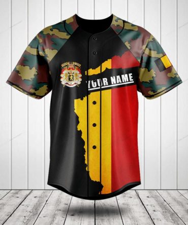 Customizable Camo-Flag Jersey - Personalize With Your Name For A Unique Style