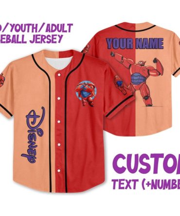 Custom Disney Baseball Jersey For Kids/Youth/Adults – Personalize With Name & Number
